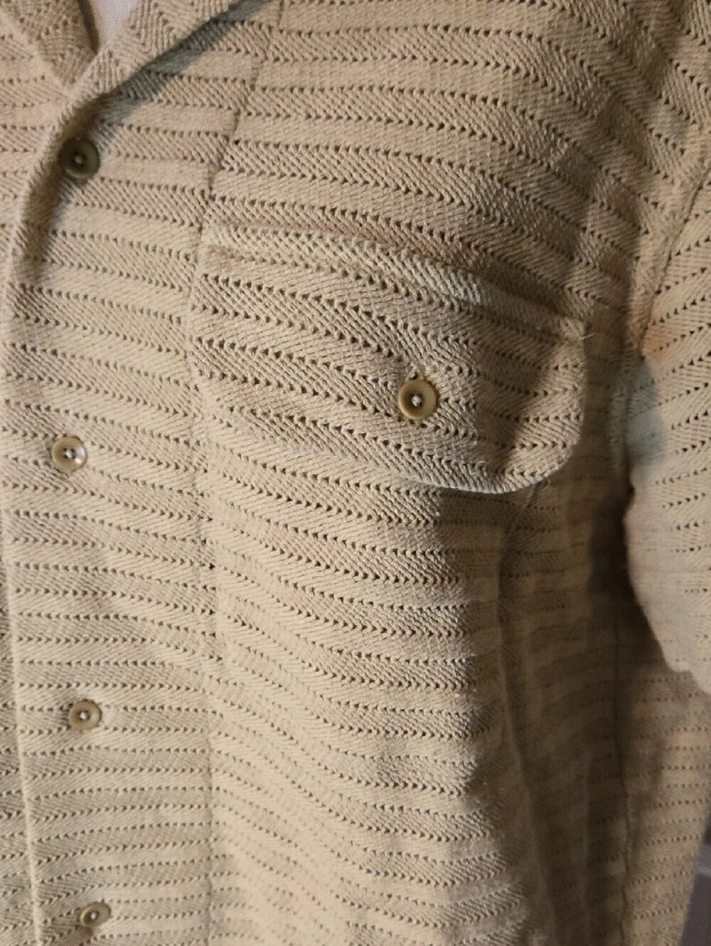 Banana Republic Herringbone Jacquard Resort Shirt Large